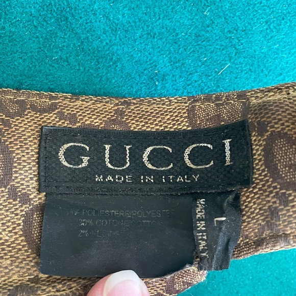 Gucci vintage visor.  1985 purchase in Milan gently worn. - Picture 4 of 5